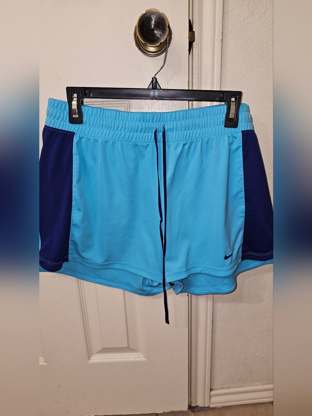Nike Women’s Aqua and Navy Athletic Shorts